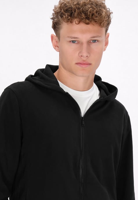Mo Fleece jas Heren zwart - Image 5