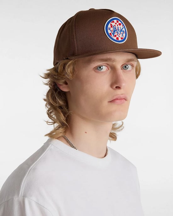 VANS Lopside Snapback Hoed in Koffie Likeur - Image 3