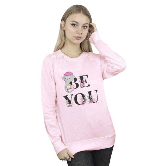 Disney Dames/Dames Dumbo Be You Sweatshirt (Baby Roze) - Image 2