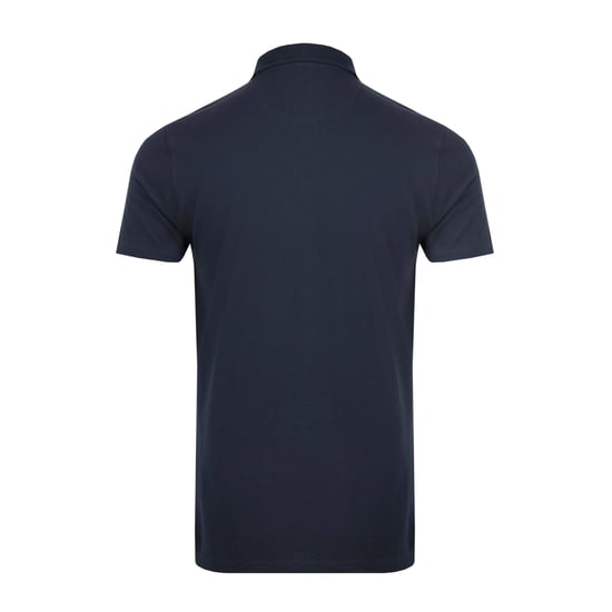 Weird Fish Heren Miles Pique Organic Poloshirt (Marine) - Image 2