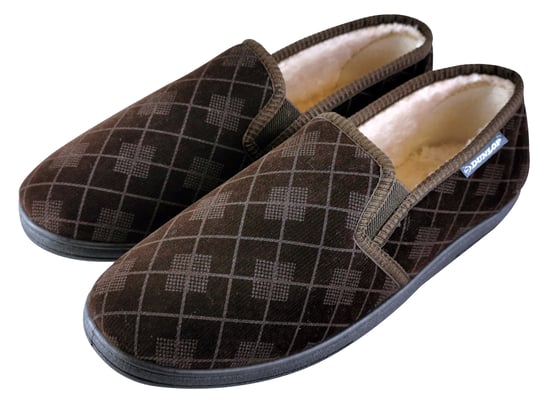 DUNLOP - HEREN PLUSH BONT VOERING GEHEUGENSCHUIM RUITEN MOCCASINSLOFFEN MET HARDSOLE - Image 2