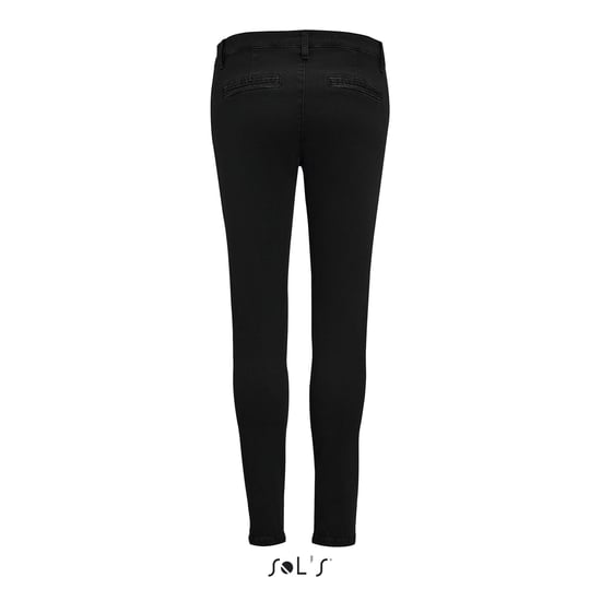 SOLS Dames/dames Jules Chino Broek (Zwart) - Image 2