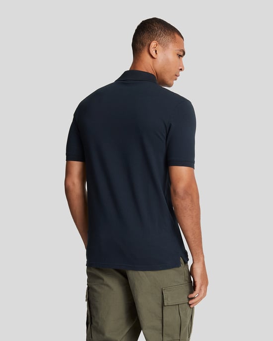 Lyle & Scott Plain Polo Shirt Navy