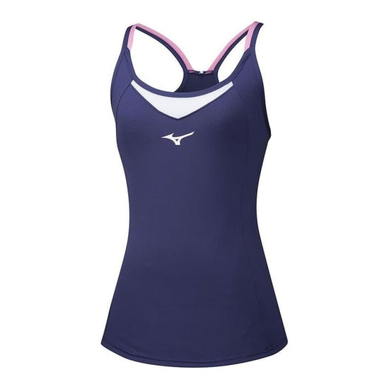 Mizuno DryLite Womens Navy/White Tank Top