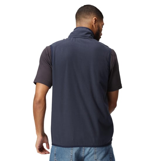 Regatta Mens Navigate Fleece Gilet (Navy/Seal Grey)