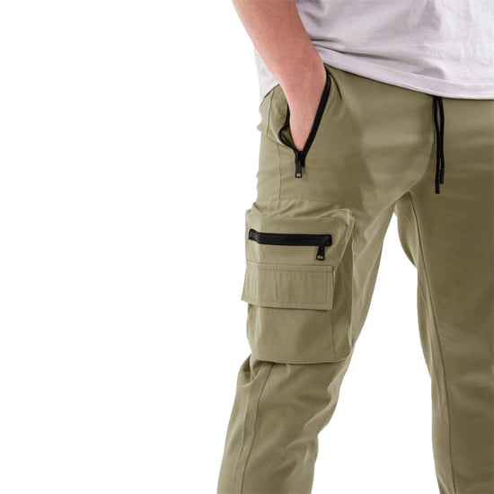 Soul Star Men's Regular Fit Cargo Trousers Combat