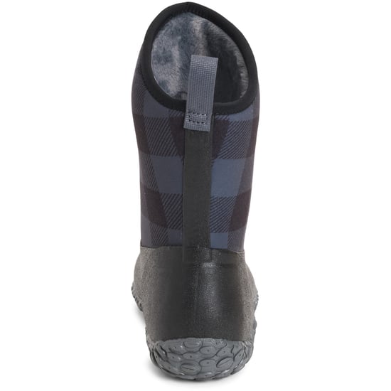Muck Boots Muckster II Mid Rubberen Zwart/Grijze Geruite Regenlaarzen - Image 2