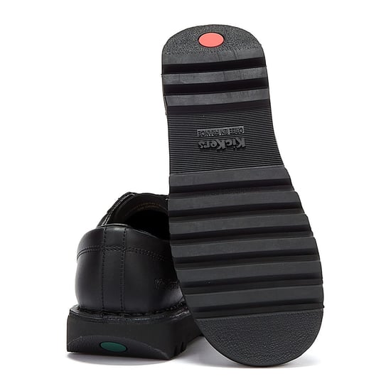 Shop Voor Kickers Heren Kick Lo Zwarte Leren Schoenen - Image 4