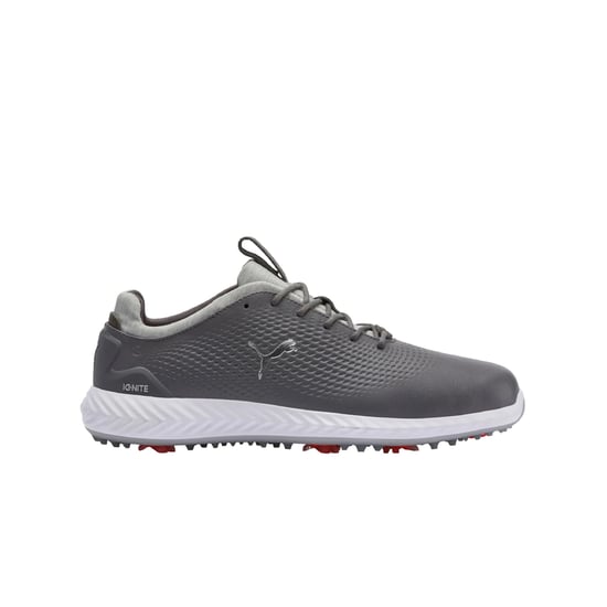 PUMA Power Adapt 2.0 Golf Lace-Up Grijs Glad Leer Heren Trainers 190581 03 - Image 1
