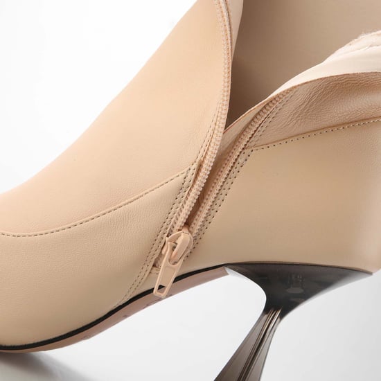 Women's Ted Baker Liya Leather Ankle Boots in Natural