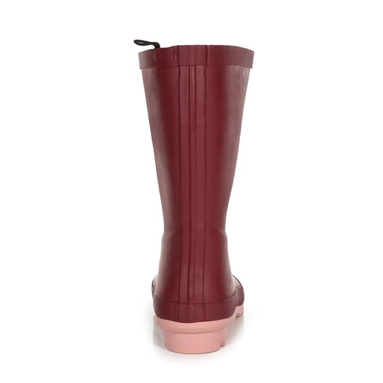 Regatta Childrens/Kids Fairweather Shine Brite Light Wellington Boots (Dark Pimento/Peony)