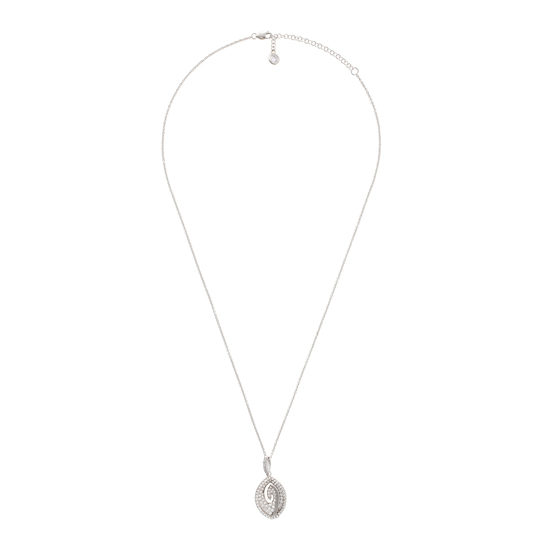 Orphelia Dames 925 Sterling Zilveren Ketting met Hanger - Zilver ZH-4606 - Image 2