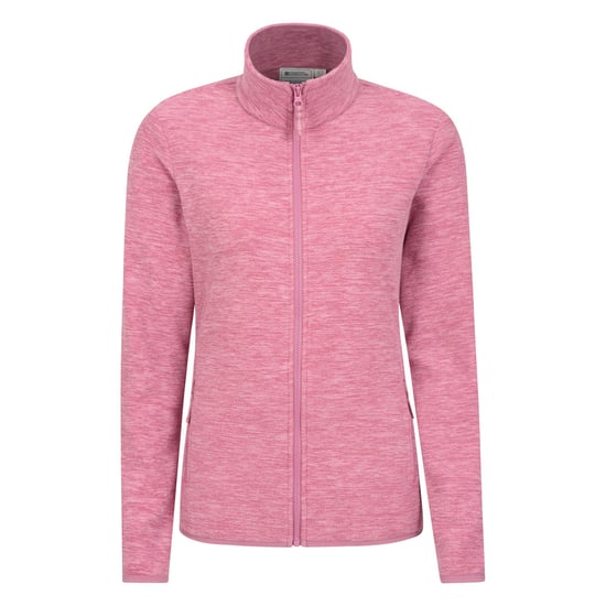 Mountain Warehouse Dames/Dames Snowdon II Melange Full Zip Fleecejack (Roze) - Image 1