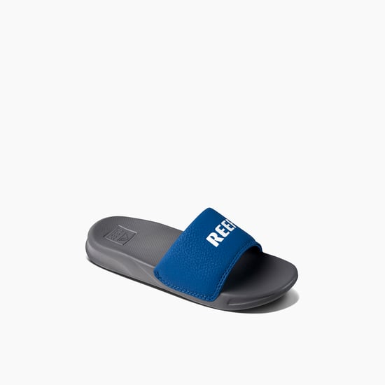 Reef Kids One Slide Grey/Blue Sandals