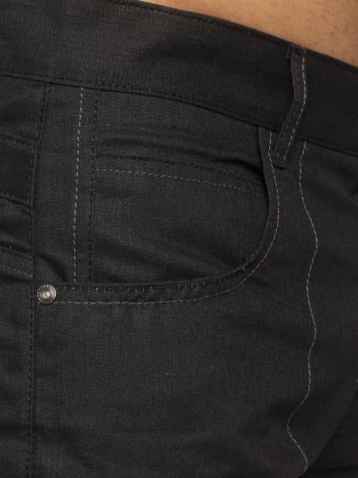 Enzo | Heren Combat Denim Jeans - Zwart - Image 5