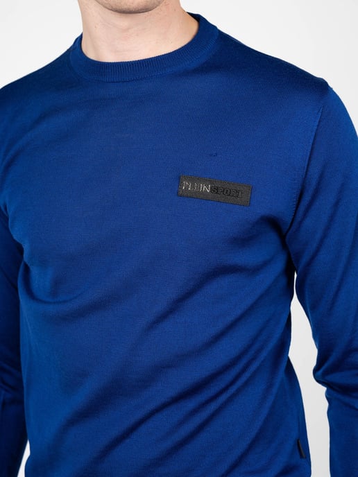 Plein Sport Pullover Merino Men's Blue