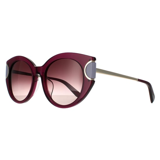 Salvatore Ferragamo zonnebril SF840SA 500 Violet Brown Wine Gradiënt - Image 2
