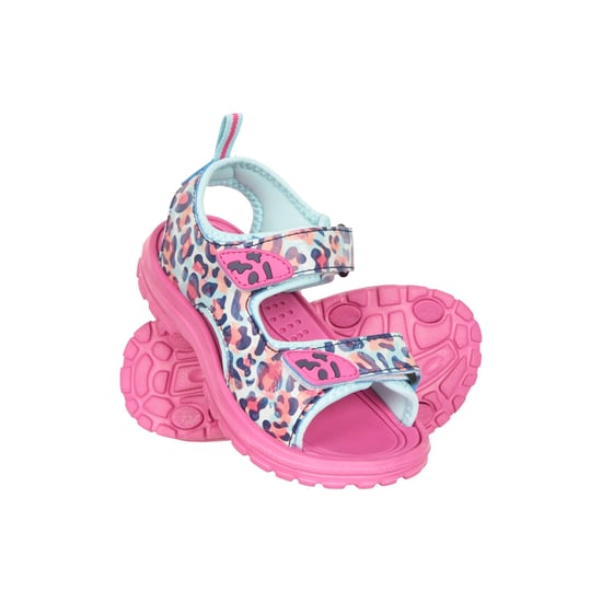 Mountain Warehouse Sandalen met dierenprint voor meisjes (Roze) - Image 1