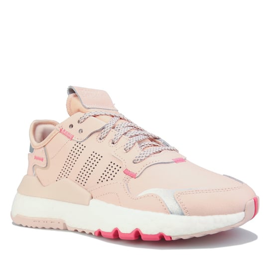 Girl's adidas Originals Junior Nite Jogger Trainers in Pink