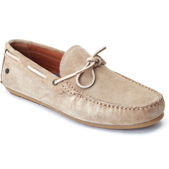 Base London Brooks Leren Heren Sand Loafers - Image 1