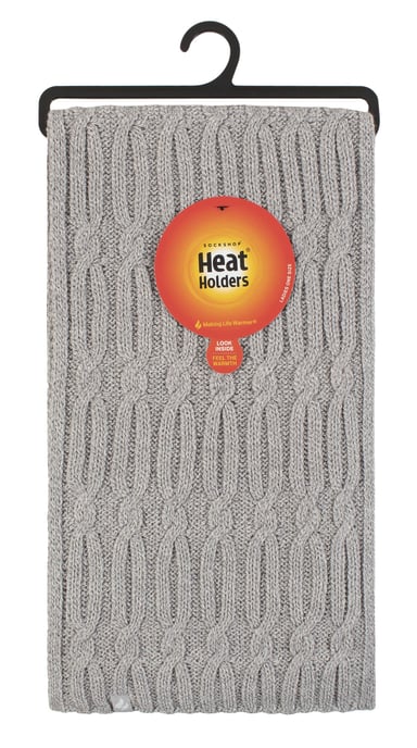 Heat Holders - Luxe fleece wintersjaal voor dames - Lichtgrijs - Image 2