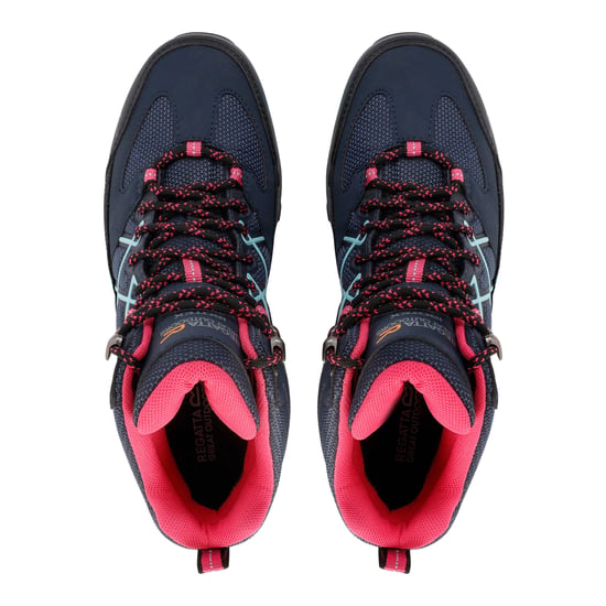 Regatta Womens/Ladies Samaris III Walking Boots (Navy/Pink)