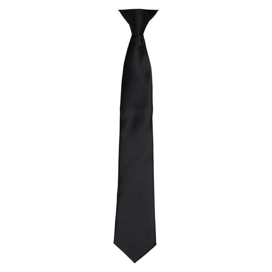 Premier Unisex Adult Satin Tie (Black)