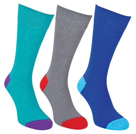 12 Paar Multipack Heren Zwarte Katoenen Sokken | Sock Snob | Ademende Crew Sokken met Verstevigde Hak en Teennoppen - Assortiment - Image 2