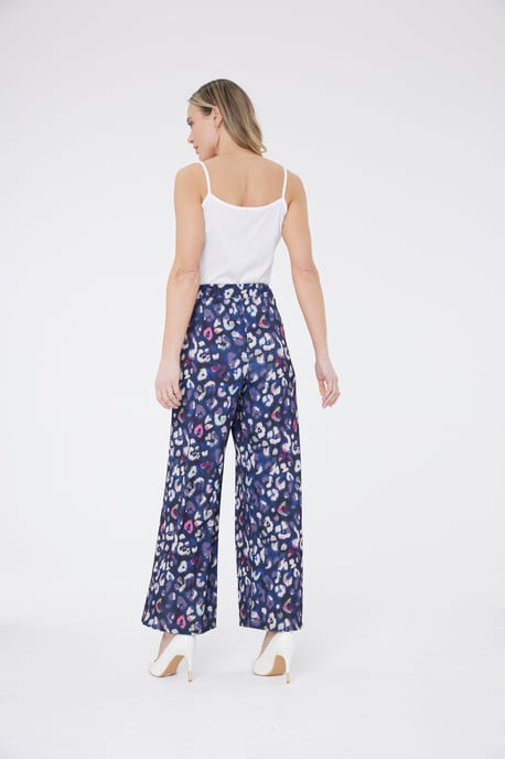 Pinky Wide Leg Trouser - Purple