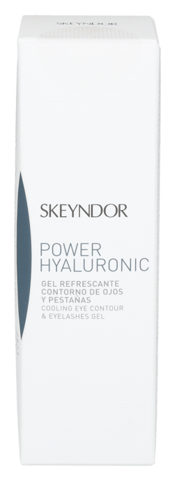 Skeyndor Power Hyaluronic Cooling Eye Contour&Eyelashes Gel 15ml. - Image 2