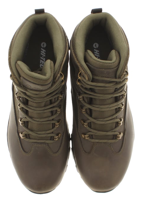 Hi-Tec Euro Trail Leren Wandelschoenen Voor Dames In Khaki - Image 6