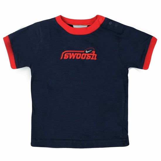 Nike Swoosh Kinderen Navy T-Shirt - Image 1