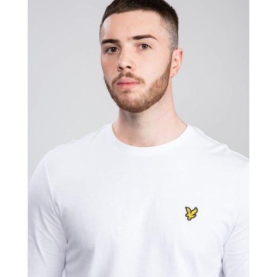 Lyle & Scott Gewoon T-shirt met lange mouwen in Wit - Image 3
