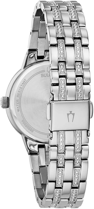 Bulova Phantom Crystal Dames Horloge Zilver 96L276 - Image 2