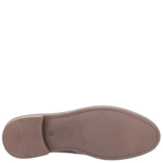 Hush Puppies Mens Bryson Leather Shoes (Black)