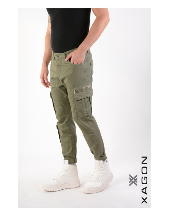 Xagon broek Cargo Mannen groen - Image 2