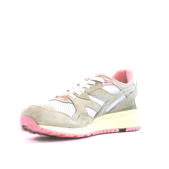 Diadora LC23 N9002 Mens White/Pink Trainers