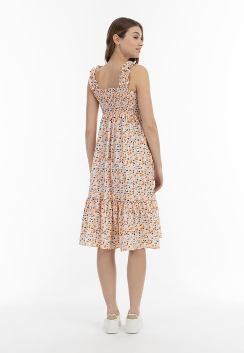 Mymo midi-jurk Dames Crème veelkleurig - Image 3