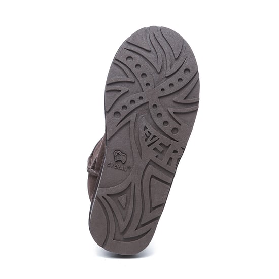 EVER AU Women Parrot Short Classic Boots - Chocolate