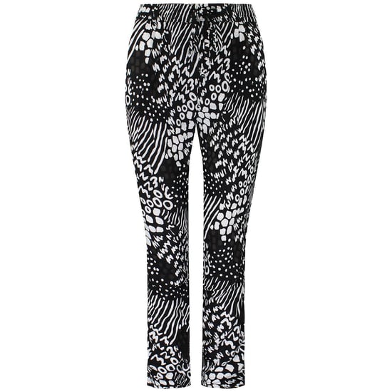 Vans Off The Wall Stretch Waist Printed Black/White Womens Trousers V1Z3BLK