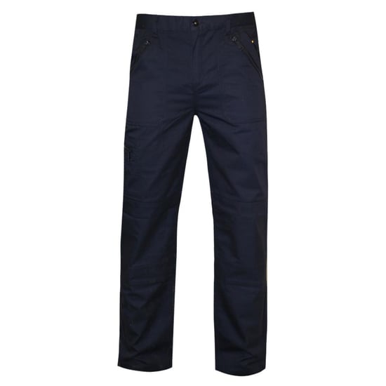 Regatta Mens Pro Action Waterproof Trousers - Regular (Navy)