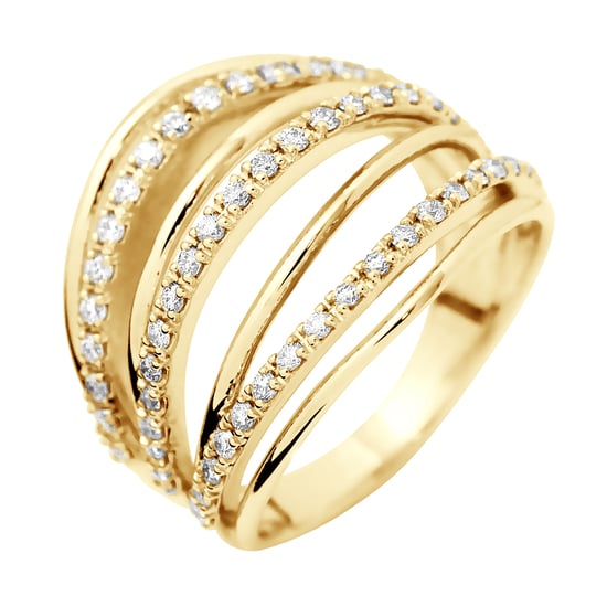 DIADEMA - Ring - Prestige Jewelery - Diamonds - Yellow Gold