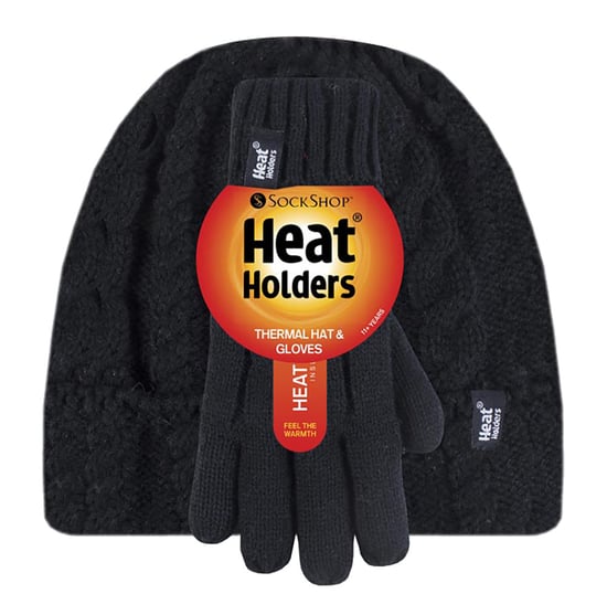 Heat Holders Kabelgebreide warme mutshandschoenenset voor meisjes - BS3P14 - Image 2