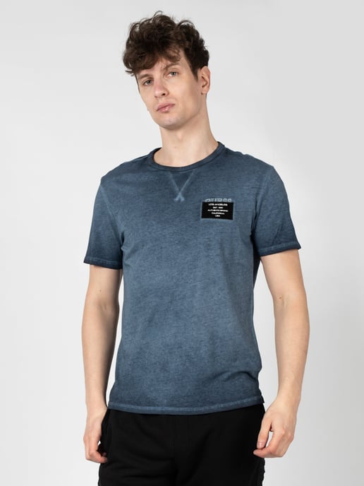 Guess T-Shirt Patch Mannen blauw - Image 3