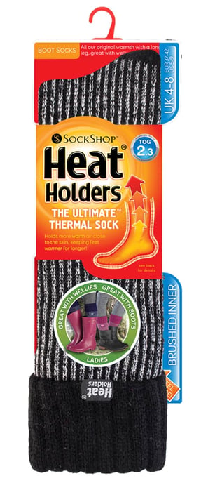 Heat Holders - Thermische wintersokken voor dames - Zwart - Image 2