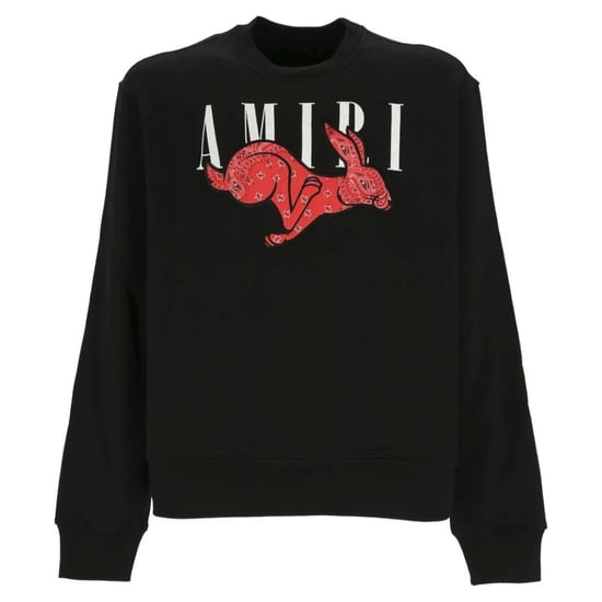 Amiri Cny Rabbit Logo Black Sweatshirt