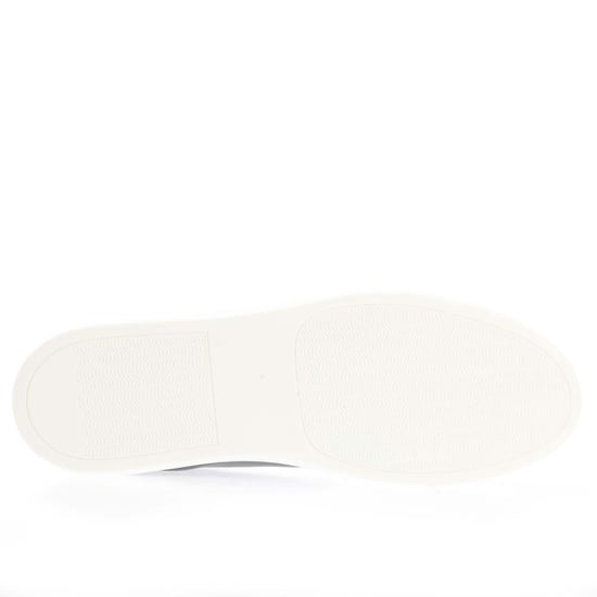Armani leren herentrainers in grijs - Image 4