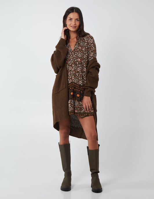 Paisley Hilow Hem Smock Tuniek - Image 2