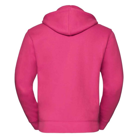 Russell Mens Authentic Hooded Sweatshirt (Fuchsia)