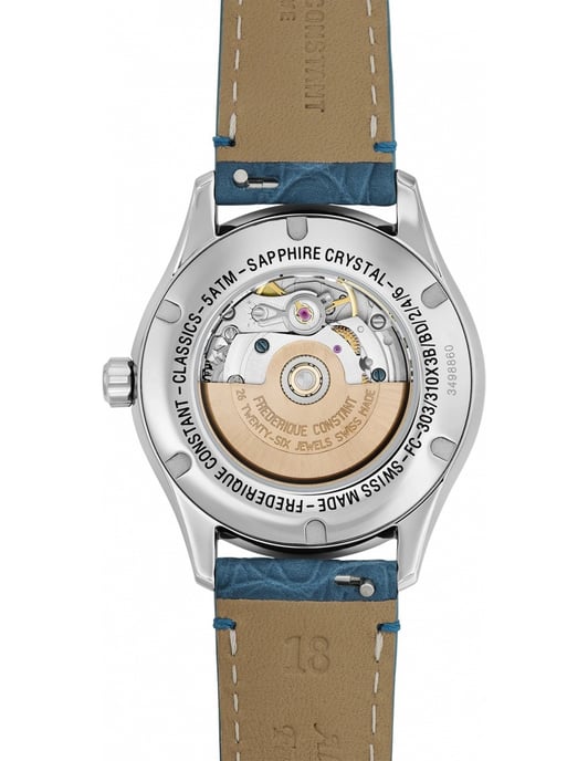 Frédérique Constant  Dames Horloge Blauw FC-303LGD3B6 - Image 3